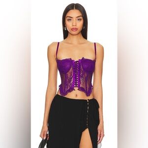 Danielle Guizio Aleia Ruffle Corset